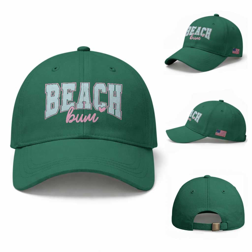 Beach Bum Baseball Cap Summer Vacation Beach Lovers