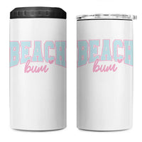Beach Bum 4 in 1 Can Cooler Tumbler Summer Vacation Beach Lovers