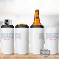 Beach Bum 4 in 1 Can Cooler Tumbler Summer Vacation Beach Lovers