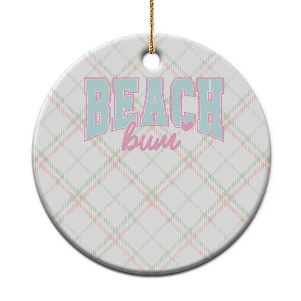 Beach Bum Ceramic Ornament Summer Vacation Beach Lovers
