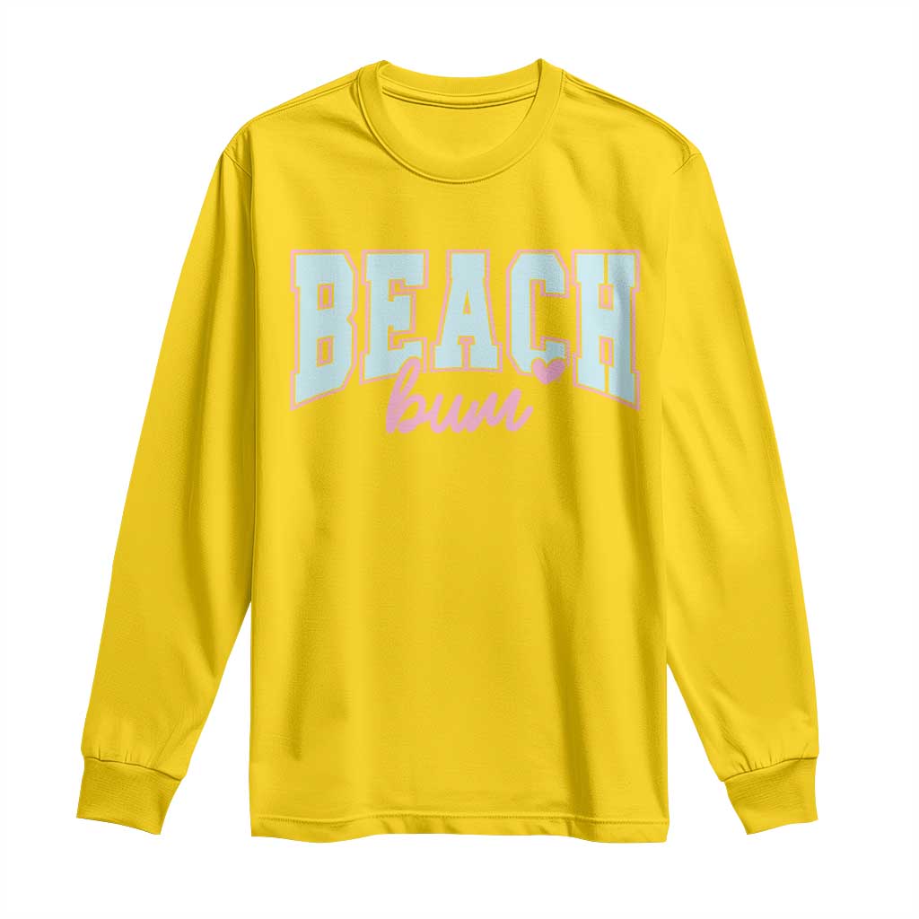 Beach Bum Long Sleeve Shirt Summer Vacation Beach Lovers