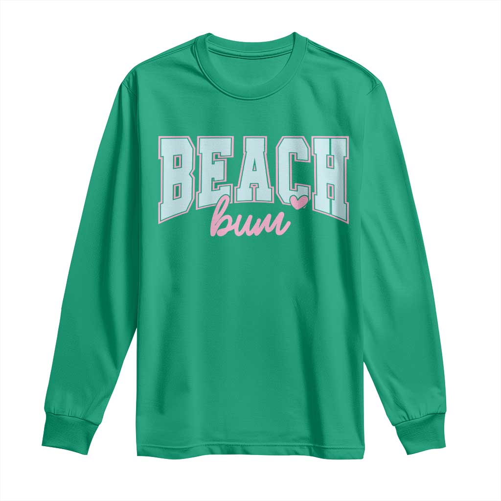 Beach Bum Long Sleeve Shirt Summer Vacation Beach Lovers