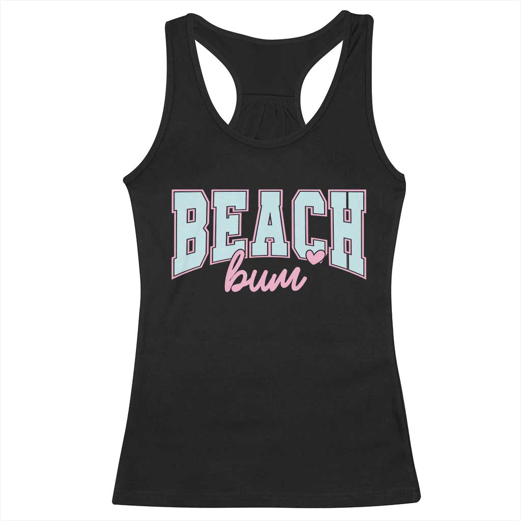 Beach Bum Racerback Tank Top Summer Vacation Beach Lovers