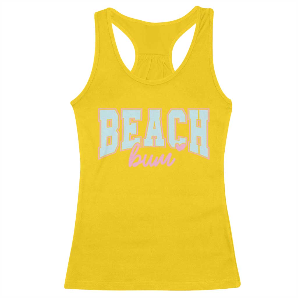 Beach Bum Racerback Tank Top Summer Vacation Beach Lovers
