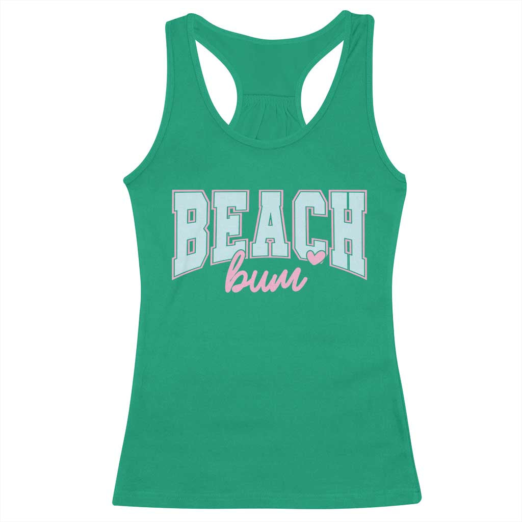 Beach Bum Racerback Tank Top Summer Vacation Beach Lovers