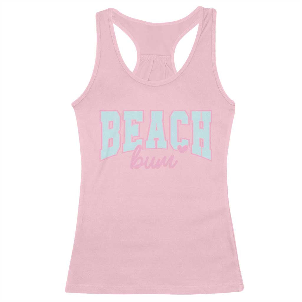 Beach Bum Racerback Tank Top Summer Vacation Beach Lovers