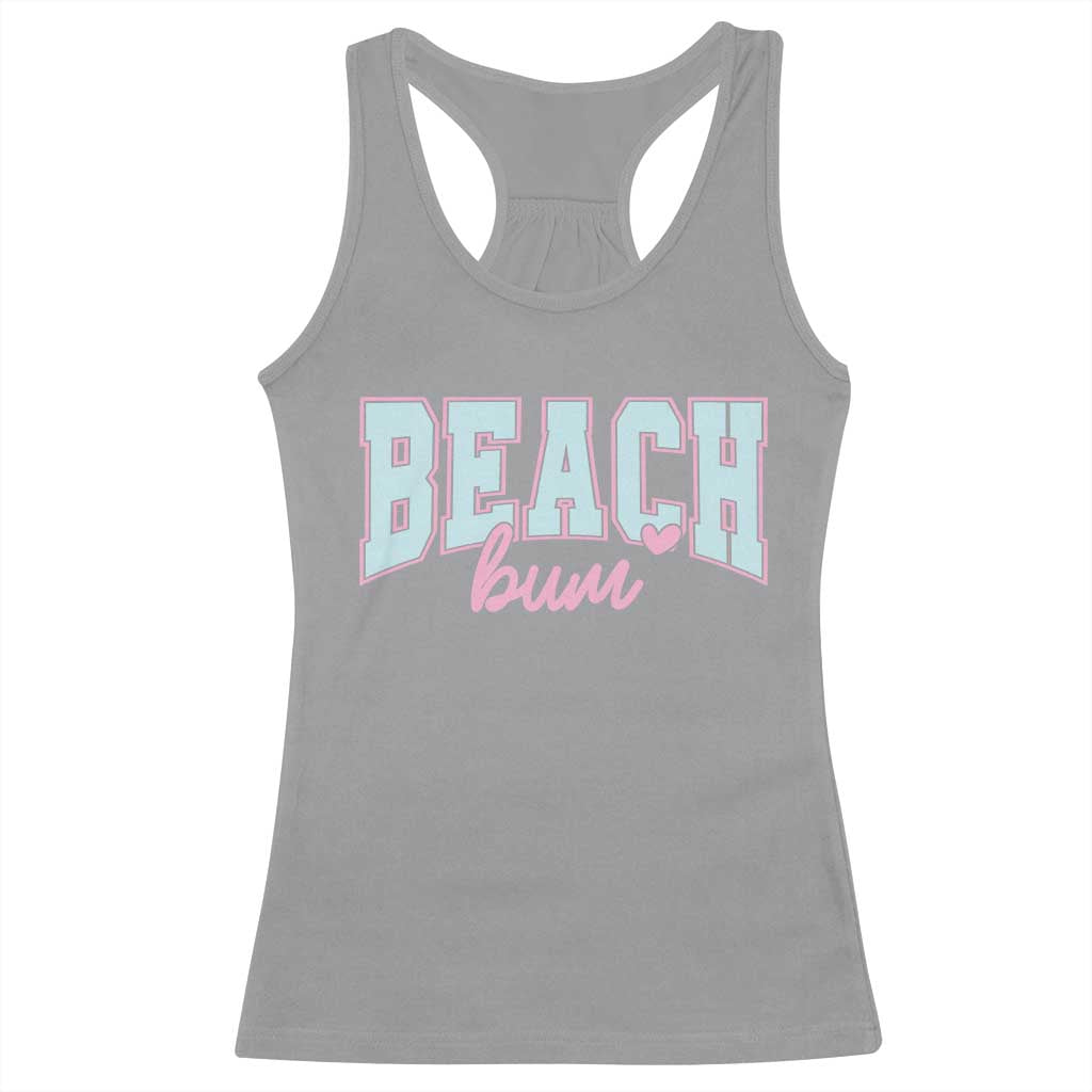 Beach Bum Racerback Tank Top Summer Vacation Beach Lovers