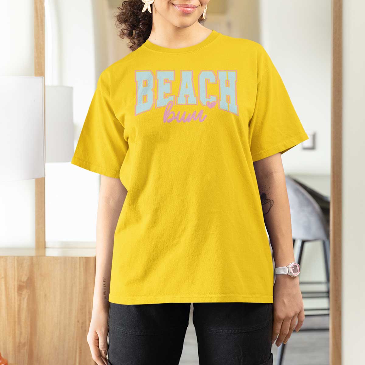 Beach Bum T Shirt For Women Summer Vacation Beach Lovers