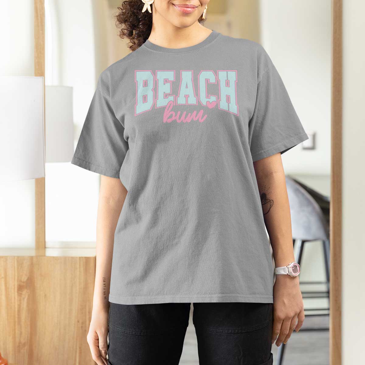 Beach Bum T Shirt For Women Summer Vacation Beach Lovers