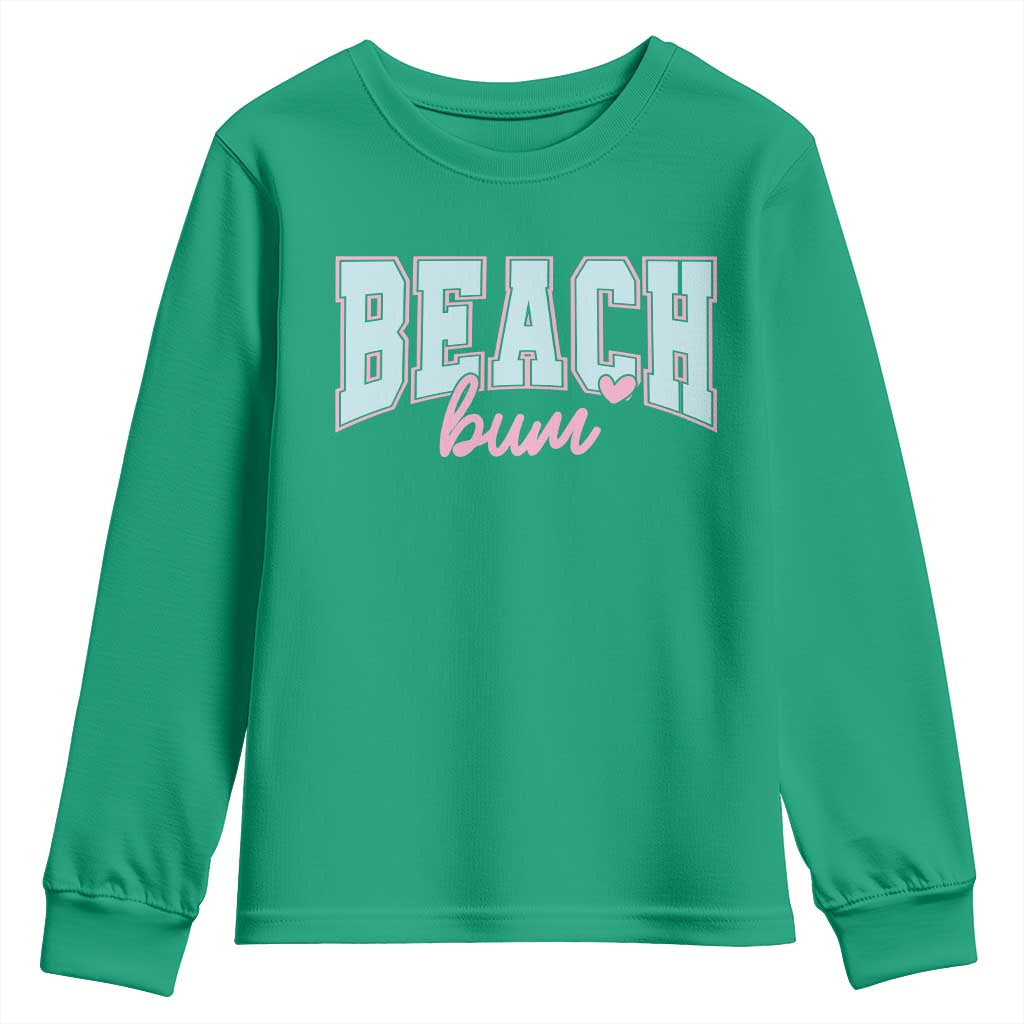 Beach Bum Youth Sweatshirt Summer Vacation Beach Lovers
