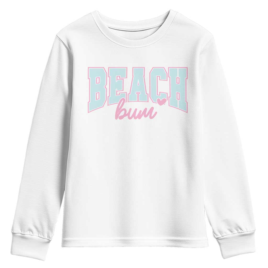 Beach Bum Youth Sweatshirt Summer Vacation Beach Lovers