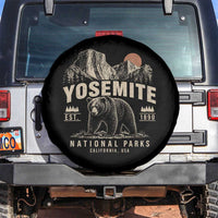 Vintage Yosemite National Park Spare Tire Cover Retro Bear Nature Wildlife Forest