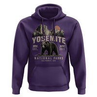 Vintage Yosemite National Park Hoodie Retro Bear Nature Wildlife Forest