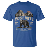 Vintage Yosemite National Park T Shirt Retro Bear Nature Wildlife Forest