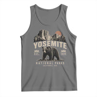 Vintage Yosemite National Park Tank Top Retro Bear Nature Wildlife Forest