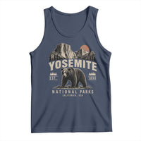 Vintage Yosemite National Park Tank Top Retro Bear Nature Wildlife Forest