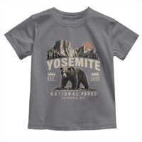 Vintage Yosemite National Park Toddler T Shirt Retro Bear Nature Wildlife Forest