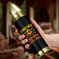 Grandpa Is Grilling Bullet Tumbler Funny Fathers Day BBQ