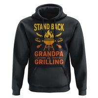 Grandpa Is Grilling Hoodie Funny Fathers Day BBQ
