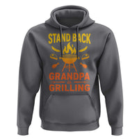 Grandpa Is Grilling Hoodie Funny Fathers Day BBQ