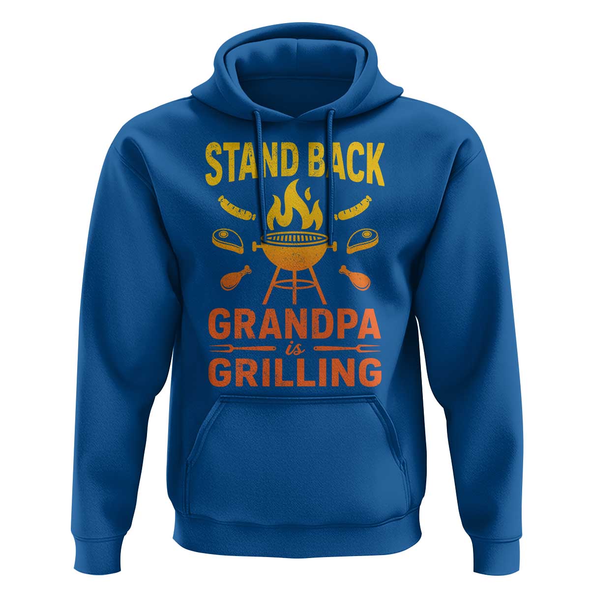 Grandpa Is Grilling Hoodie Funny Fathers Day BBQ