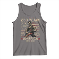 Abraham Lincoln Playing Guitar 250th Anniversary Tank Top 250 Years 1776 2026 4th July USA Flag We The People