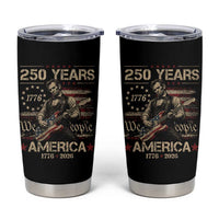 Abraham Lincoln Playing Guitar 250th Anniversary Tumbler Cup 250 Years 1776 2026 4th July USA Flag We The People