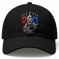 Vintage Abraham Lincoln Abe Lincoln Playing Guitar 250 Years Baseball Cap 1776 2026 Humor Patriotic
