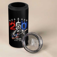 Vintage Abraham Lincoln Abe Lincoln Playing Guitar 250 Years 4 in 1 Can Cooler Tumbler 1776 2026 Humor Patriotic