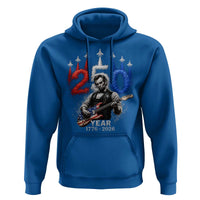 Vintage Abraham Lincoln Abe Lincoln Playing Guitar 250 Years Hoodie 1776 2026 Humor Patriotic