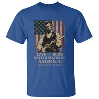 Vintage Abraham Lincoln Abe Lincoln Playing Guitar 250 Years T Shirt 1776 2026 Humor Patriotic USA Flag