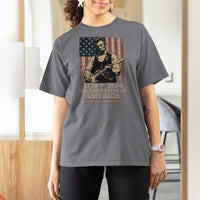Vintage Abraham Lincoln Abe Lincoln Playing Guitar 250 Years T Shirt For Women 1776 2026 Humor Patriotic USA Flag