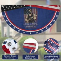 Vintage Abraham Lincoln Abe Lincoln Playing Guitar 250 Years Patriotic Fan Flag 1776 2026 Humor USA Flag