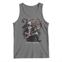 Vintage George Washington Playing Guitar 250 Years Tank Top 1776 2026 Humor Patriotic USA Flag