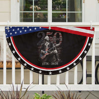 Vintage George Washington Playing Guitar 250 Years Patriotic Fan Flag 1776 2026 Humor USA Flag