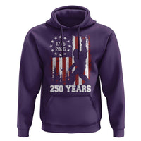Vintage Bigfoot USA 250th Anniversary Hoodie 250 Years Of Freedom US Flag Independence Day 4th July Patriotic