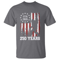 Vintage Bigfoot USA 250th Anniversary T Shirt 250 Years Of Freedom US Flag Independence Day 4th July Patriotic