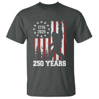 Vintage Bigfoot USA 250th Anniversary T Shirt 250 Years Of Freedom US Flag Independence Day 4th July Patriotic