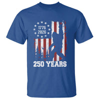 Vintage Bigfoot USA 250th Anniversary T Shirt 250 Years Of Freedom US Flag Independence Day 4th July Patriotic