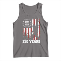 Vintage Bigfoot USA 250th Anniversary Tank Top 250 Years Of Freedom US Flag Independence Day 4th July Patriotic