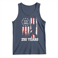 Vintage Bigfoot USA 250th Anniversary Tank Top 250 Years Of Freedom US Flag Independence Day 4th July Patriotic