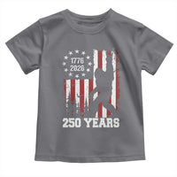 Vintage Bigfoot USA 250th Anniversary Toddler T Shirt 250 Years Of Freedom US Flag Independence Day 4th July Patriotic