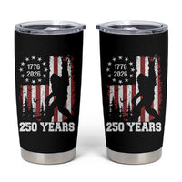 Vintage Bigfoot USA 250th Anniversary Tumbler Cup 250 Years Of Freedom US Flag Independence Day 4th July Patriotic