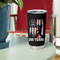 Vintage Bigfoot USA 250th Anniversary Tumbler Cup 250 Years Of Freedom US Flag Independence Day 4th July Patriotic