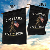 Bigfoot USA 250th Anniversary Garden Flag Sasquatch 250 Years Vintage American Flag Patriotic 4th of July