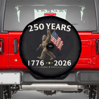 Bigfoot USA 250th Anniversary Spare Tire Cover Sasquatch 250 Years Vintage American Flag Patriotic 4th of July