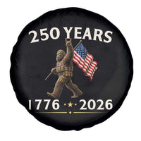 Bigfoot USA 250th Anniversary Spare Tire Cover Sasquatch 250 Years Vintage American Flag Patriotic 4th of July
