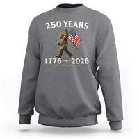 Bigfoot USA 250th Anniversary Sweatshirt Sasquatch 250 Years Vintage American Flag Patriotic 4th of July