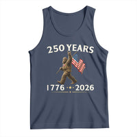 Bigfoot USA 250th Anniversary Tank Top Sasquatch 250 Years Vintage American Flag Patriotic 4th of July