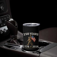 Bigfoot USA 250th Anniversary Tumbler Cup Sasquatch 250 Years Vintage American Flag Patriotic 4th of July
